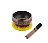 Gear4music Life 8.5cm Ornate Brass Singing Bowl 215g