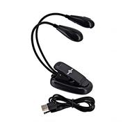 Gear4music Music Stand LED Clip On Light USB or Battery Powered