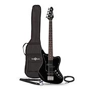 Gear4music Seattle Short Scale Bass Guitar with Accessories