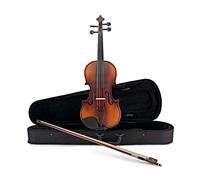 Gear4music Violin Full Size For Adult Beginners with Case & Bow | For adult beginners, hand-finished Canadian spruce and maple body, steel core strings for quick response
