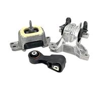 Gearbox Engine Mount 3 Pieces for Peugeot 407 508 807 Car Engine Mounts Buffer Motor Bracket Transmission Shock Mount Parts DW10CTED4 2.0 Accessories Mounting Support