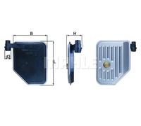 MAHLE HX 156 Hydraulic filter, transmission