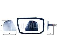 Gearbox hydraulic filter Filter Insert HX 162D KNECHT for BMW X5 X3 7