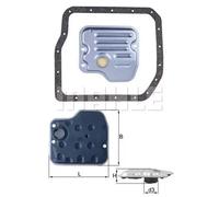 MAHLE HX 237D Automatic transmission filter kit