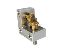 gearbox manual 90 Degree Bevel Gear Steering Gearbox 1:1 Transmission Speed Reducer Right Angle Commutator 4mm Shaft Reversing Steering Corner direction transmission
