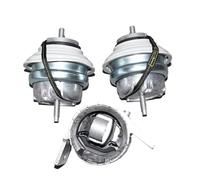 Gearbox Mount Compatible with Jaguar for XF for XJ for XK for XK8 5.0L 2010-2019 C2P17845 C2D18063 3X Engine Motor Mount Transmission Left Right