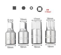 Gearbox Screw Wrench Set - 3/8" Drive Oil Sump Drain Socket for M16, S8, S10 Automotive Transmission Repair