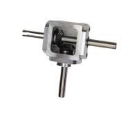 gearbox steering 1pcs 1:1 Speed Ratio Steering Gearbox 90 Degree Spiral Bevel Gear Reversing Gearbox 8mm Diameter Single Output Shaft driving transmission