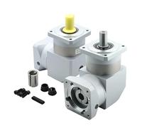 Gearbox Stepper Motor, HPZS90 90 Deg Right Angle Planetary Gearbox 14mm And 19mm Input For NEMA34 Stepper And 750W Servo Motor Multiple Ratios(19 Input For Servo,35 to 1)