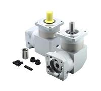 Gearbox Stepper Motor, HPZS90 Planetary Gearbox Right Angle 90 Degree With 14mm 19mm Input For Nema34 Stepper Motor And Servo Multiple Reduction Ratios(25 to 1-14 Input for Nema34)