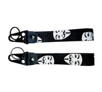 Gearcatweel 1Pack Anime Motorcycle Key Tag Strap Keychain JDM Keychain Tag Nylon Jet Tag for Car Motorcycles, Kehd-10
