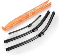 GEARCELL Front + Rear Wiper Blade Set Compatible for VW TIGUAN TYPE 5N 2007-2016, Automotive Replacement windscreen Wiper Blades OEM Quality Easy Install 23.6"+20.6"+13" (Set of 3)