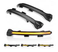 GEARCELL LED Dynamic Turn Signal Light Wing Mirror Turn Signal Light Fit for VW Golf Mk7 7.5 7 Gti R GTD Mirror Indicator Light, Yellow Light 1 Pair
