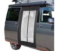 GEARCELL Magnetic Mosquito Net fit For VW T5 T6 Only, Sliding Door Magnetic Fly Screen Van 151 * 118 Black Mesh Mosquito Net Sun Protector