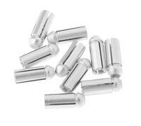 Geardeangloow 10 Pieces Aluminium Flight Protectors Savers Dart Accessory Universal Silver