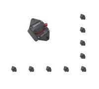 Geardeangloow 10 set of Circuit Breaker Fuse Holder In-Line Automatic Recovery Power Supply Protector with Manual Reset Button Car Audio Amplifier 20A