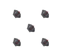 Geardeangloow 5 set of Circuit Breaker Practical Fuse Holder In-Line Automatic Recovery Convenient Power Supply Protector for Car Audio Amplifier 100A