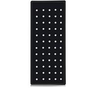 Geardeangloow 60 Pieces/Box Stainless Steel Shiny Rhinestone Nose Stud Titanium Steel Fastness Anti-allergy Nose Stud, white