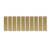 Geardeangloow 60mm High Wine Bottle Heat Shrink PVC Capsules for Homebrew 32mm Gold