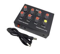 Geardeangloow 7 Band Equalizer Small Audio Signal Preamplifier for Headset Phone Computers