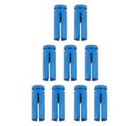 Geardeangloow 9 Pieces Aluminium Flight Protectors Savers Dart Accessory Universal Blue