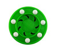 Geardeangloow Durable Roller Hockey Puck Pucks Training High Performance Slider Green, 7.5x2.5 cm