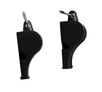 Geardeangloow Emergency Survival Plastic Whistle Marine Safety Camping Boating black