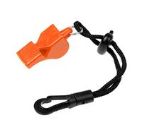 Geardeangloow Emergency Whistle with Clip On Lanyard for Outdoor Kayak Boat Safety Orange