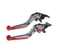 GearDrivex Brake Grips Fit for Z650 Z650 Z650RS 2017-2023 Motorcycle Accessories Folding Extendable Brake Handles Clutch Levers(Gray Green)