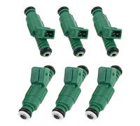 GearDrivex Fuel System Tools 6Pcs 0280155968 Car Fuel Injector Fit For Chevrolet Fit For Ford LS1 LS6 Fit For Bosch 42lb Motorsport Racing 440cc