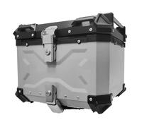 GearDrivex Motorcycle Back top Box case 36L Fit for General Motorcycle Aluminum Alloy Trunk X Embossed Waterproof Tail Box Scooter Storage Top Case(Style3)