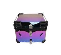 GearDrivex Motorcycle Back top Box case Fit for Yamaha Fit for Honda Motorcycle Tail Box Trunk Universal Top Rail Rear Cases 45L Stainless Toolbox