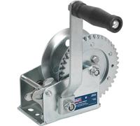 Geared Hand Winch - 540kg Capacity - Manual Brake - Hardened Steel - Single Gear