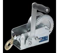 Sealey Geared Hand Winch GWW2000M Hardened Steel with Webbing Strap 900kg