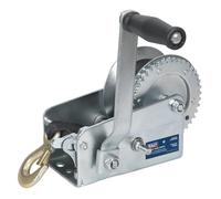 Geared Hand Winch 900kg Capacity with Webbing Strap - Sealey GWW2000M New