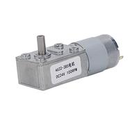 Geared Motor 100RPM, Gear Motor, Aluminum y B Rsible Self Locking Reduction Motor with Short Output Shaft, for Window Opener Door Opener Small Winch