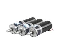 Geared Motor 12V 24V DC Motor Miniature Small 32GP-31ZY Planetary Gearbox Large Torque DC Electric Motor with Bracket (1538RPM, 12V 8MM)