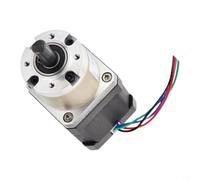 Geared Stepper Motor for NEMA 17, High Torque Planetary Gear Motor | Alloy Construction, Planetary Gear Low-backlash, 0.4N.m Torque, DC 24V, Compact 42x42x11cm, Industrial Conveyor Systems