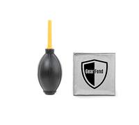GearFend Dust Cleaner Strong Cleaning Air Blower for Camera & Camcorder, Lens, LCD Screens, etc + Microfiber Cloth