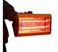 GEARFLOW 2500W Infrared Paint Curing Lamp, Handheld Shortwave Heat Baking Lamp for Car Body Repair Spray Paint Booth, with Intelligent Timer, 0-500°C Temperature Range, Portable Car Paint Dryer Tool