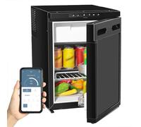 GEARFLOW 50L Campervan Fridge Freezer, 12V / 24V Compressor Fridge with Bluetooth APP Control, with 12V/24V DC & 100-240V AC, for Car, Caravan, Motorhome, RV, Boat, Truck Camping Travel