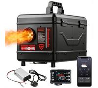 GEARFLOW 8KW Portable Diesel Air Heater Toolbox, 12V 24V/240V Car Parking Heater Bluetooth APP Control, Adaptive Plateau Night Heater for campervan RV Camper Tent
