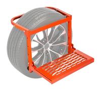 GEARFLOW Adjustable Tire Step for Truck, SUV, RV, Heavy Duty 330 lb. Capacity, Non-Slip Platform, to Fit Most Tire from 10” to 14”, Foldable Storage