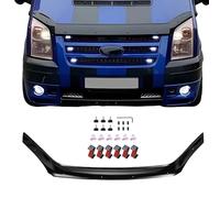 GEARFLOW Bonnet Wind Stone Deflector Protector For Ford Transit MK7 2007-2013, Gloss Black
