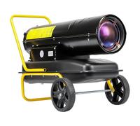 GEARFLOW Diesel Kerosene Space Heater, 30 KW Industrial Heaters, 38L Large Fuel Tank, Adjustable Thermostat, Wheeled, Overheat Protection, Suitable for Workshops, Building Sites and Agricultural