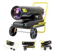 GEARFLOW Diesel Space Heater, 102,400 BTU / 30KW Kerosene Heater, Industrial Heater with 38L Tank, Heating Area of 720m³, Adjustable Thermostat, Digital Display, For Workshop Warehouse Garage