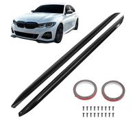 GEARFLOW Side Skirt Panel Extensions Lip Gloss Black Fits For BMW 3 Series G20 G21 2019+ M Sport Performance Style