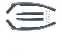 GEARFLOW Wind Deflectors Compatible for Ford Focus MK2 2004-2010 4/5 Door Saloon/Liftback 4pc Set, Keep Your Car Ventilated in Rain, Reduce Wind Turbulence, Tinted In-Channel, 8pc Clips Accessories