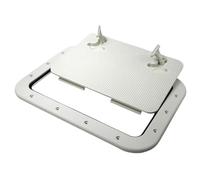 GearHaven Boat Hatch 425-315mm ABS Marine Access Deck Hatch Non Slip Removal Knob Anti Aging Compatible With Marine Yacht RV