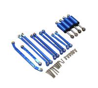 GearHaven FMS Fire Horse EAZYRC 1 18 Thunder Storm With RC Remote Control Car Metal Upgrade Shock Absorber Trolley Set Fit Third Party Works(Blue)